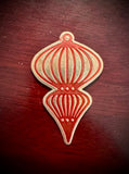 Arabesque Bauble Christmas Ornament Pancake Die and Texture Plate Set