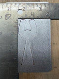 Big Sky Lucky Horseshoe Texture Plate and Pancake Die Set