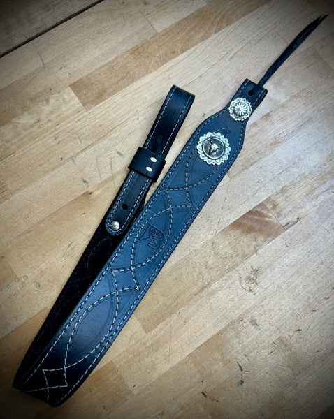 Bandera Cobra Brand Rifle Sling with Handcrafted Conchos