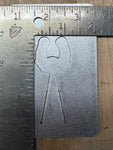 Big Sky Lucky Horseshoe Texture Plate and Pancake Die Set