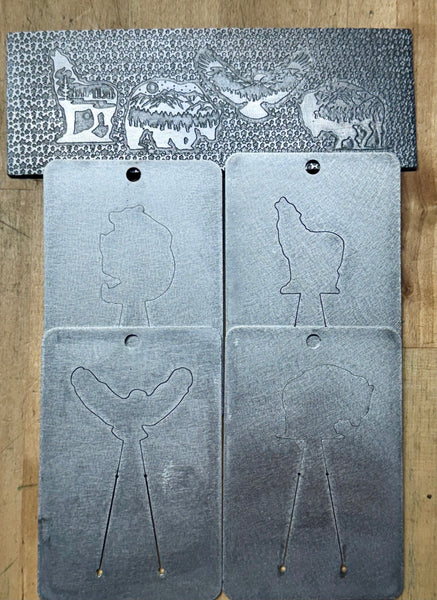 Big Sky Pendants Texture Plate and Pancake Dies Set