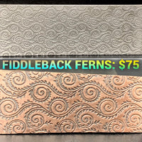 Fiddleback Ferns Texture Plate PREORDER