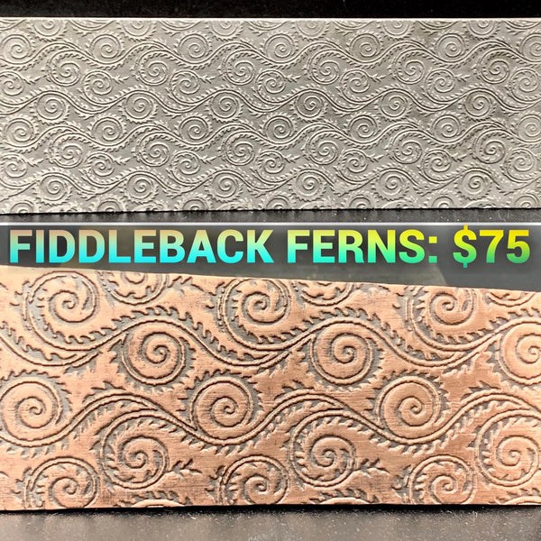 Fiddleback Ferns Texture Plate PREORDER